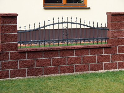 Kovaný plot oblouk a špice