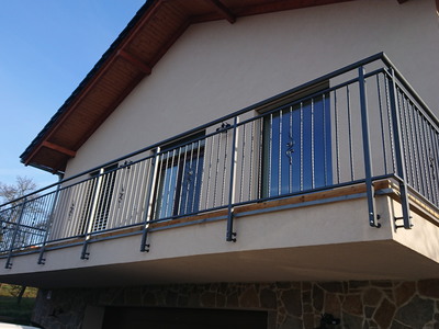 Kované balkonové zábradlí